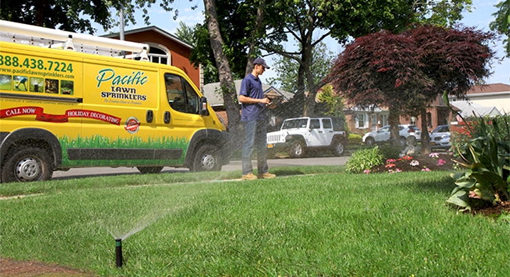 Local lawn sprinkler installation company