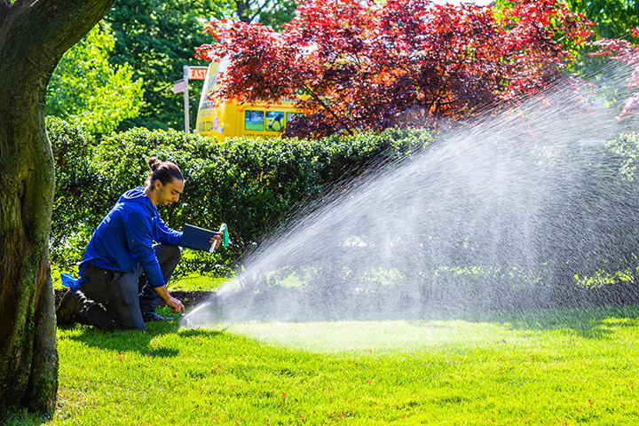 Local lawn sprinkler installation company