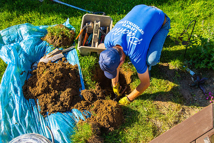 Local lawn sprinkler installation company