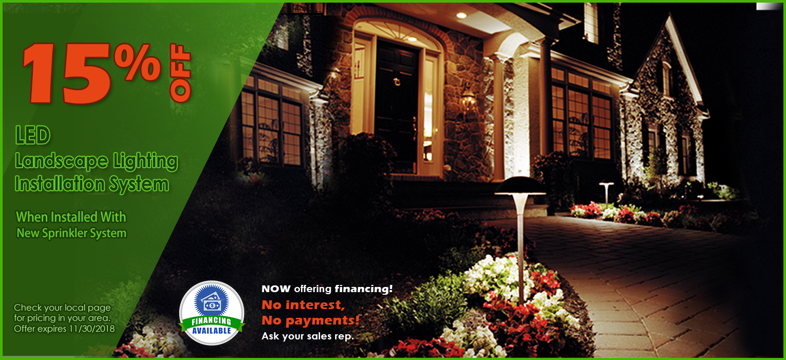 Pacific Lawn Sprinklers Sprinkler System Installation Repair Pacific Lawn Sprinklers Landscape Lighting Promotion