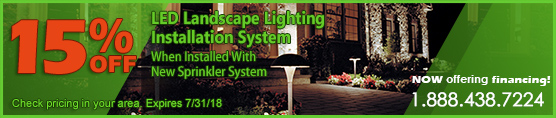 15% Off Lighting with Sprinkler Installation