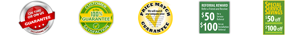Licensed and insured sprinkler company with customer loyalty programs