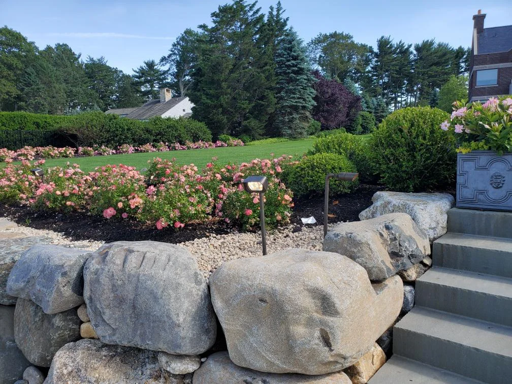 Landscape lighting installed by Pacific Lawn Sprinklers