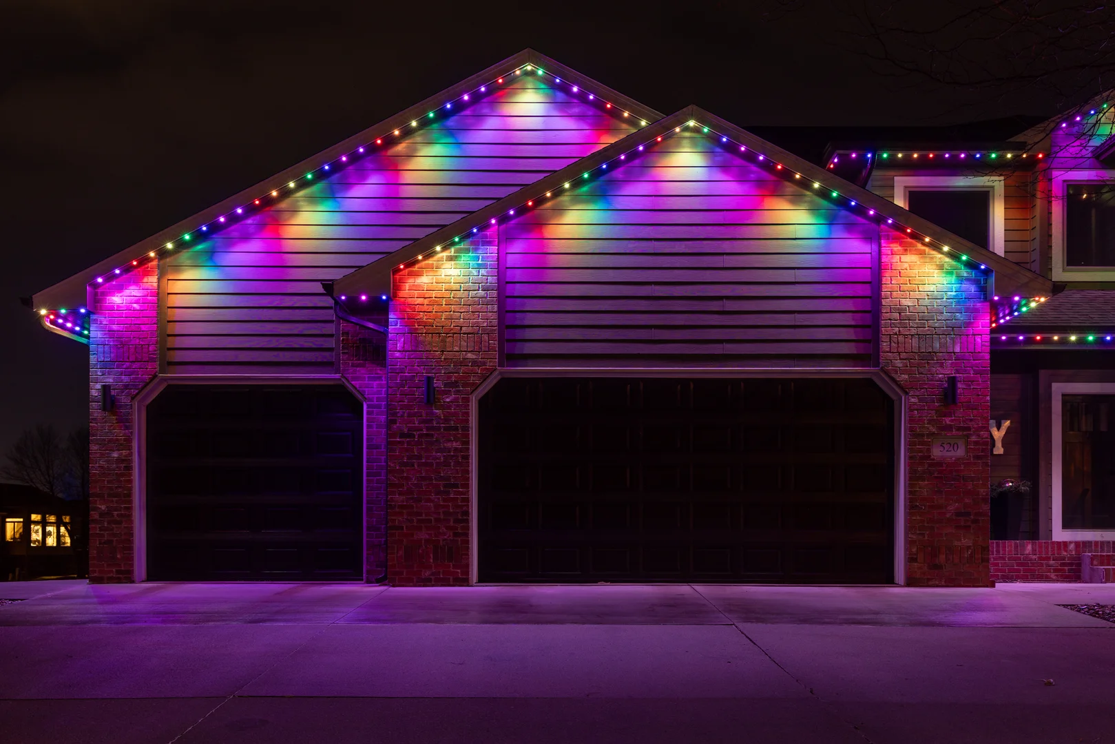 Permanent outdoor lighting installed by Pacific Lawn Sprinklers