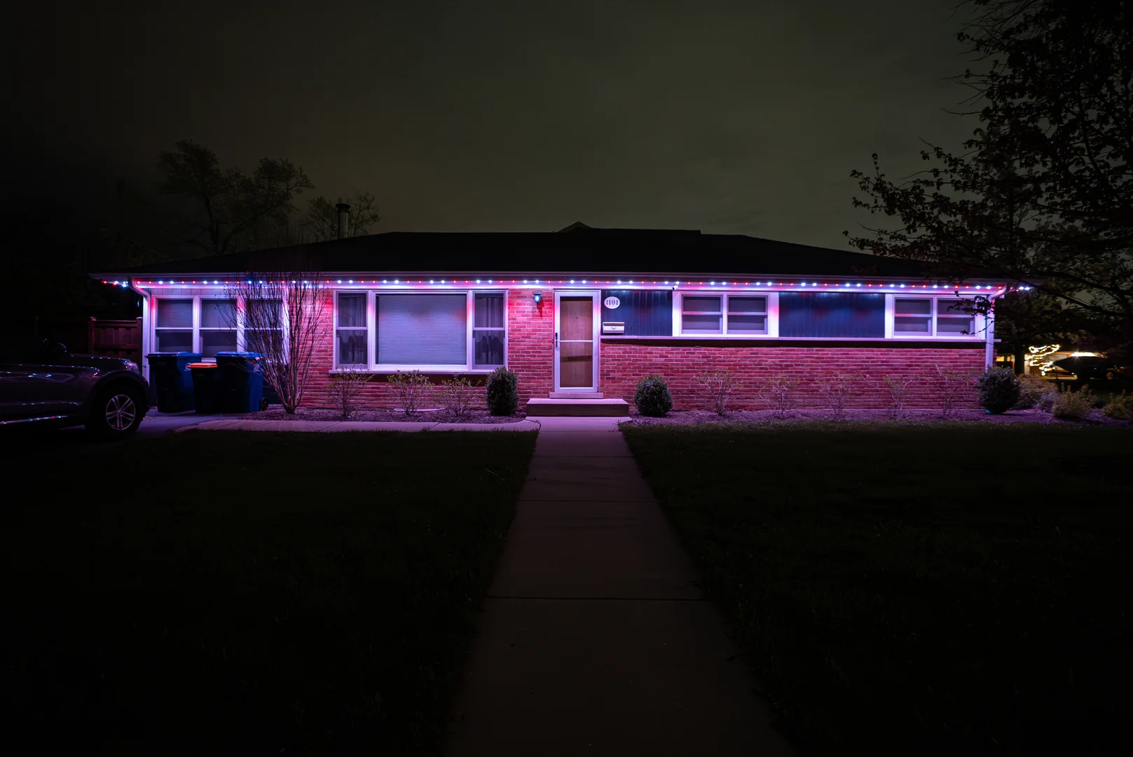 Permanent outdoor lighting installed by Pacific Lawn Sprinklers